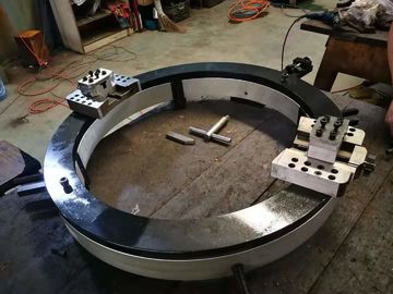 Split Frame Clamshell Pipe Cutting And Beveling Machine Automatic Feeding